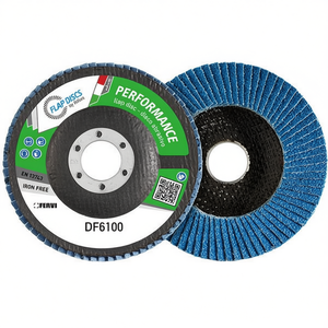 Disque à lamelles Fervi Performance 115 mm, disque de meulage sans fer pour le ponçage du métal - Product Image 1