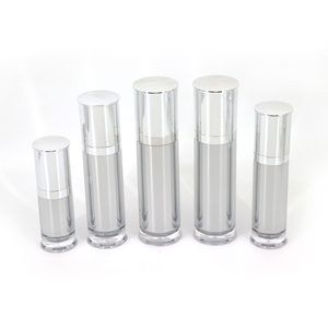 Bouteilles en plastique personnalisées électro-plaquées <span class=keywords><strong>argent</strong></span> pour sérum, crème essentielle, huile, lotion hydratante, 1 oz, 2 oz, 4 oz, 30 ml, 50 ml, 120 ml - Product Image 4