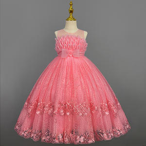 Outong-vestido de princesa Yoliyolei 3 en 1 para niñas, elegante vestido de flores de encaje, superhada - Product Image 5