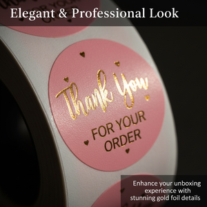 สติกเกอร์ติดบรรจุภัณฑ์แบบวงกลม พิมพ์โลโก้แบรนด์ตามสั่ง ปั๊มฟอยล์ทอง ลอกออกง่าย รีไซเคิลได้ ผลิตจากกระดาษ PLA กันน้ำ สำหรับติดฉลากอาหาร - Product Image 4