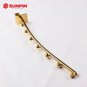 Hot bán siêu thị bán lẻ Treo Kim Loại slatwall gridwall hiển thị Pegboard phụ kiện Kệ Tấm tường móc hiển thị móc - Product Image 3