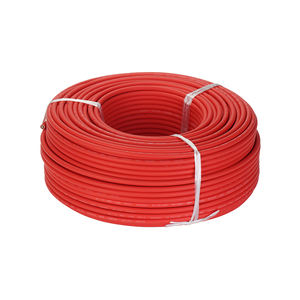 Certifié CE/CB/TUV haute qualité câbles d'énergie solaire soudage 2.5mm ² 4mm ² 6mm ² caoutchouc noir rouge câble <span class=keywords><strong>PV</strong></span> haute tension DC - Product Image 4