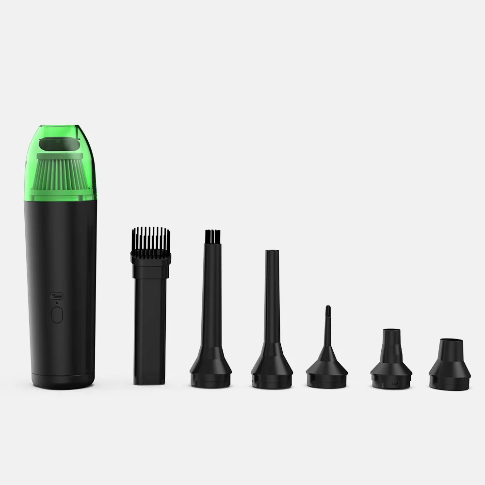 High Wind Speed Power Portable Air Duster Cordless USB Rechargeable Dust Clean Tool With Vacuum Cleaner Function