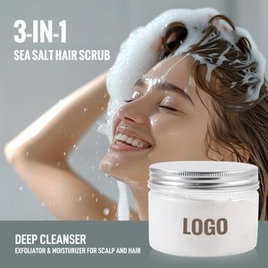 <span class=keywords><strong>Exfoliante</strong></span> de sal marina para el cabello, crema <span class=keywords><strong>exfoliante</strong></span> de bacterias de ácido láctico, Champú para cabello <span class=keywords><strong>graso</strong></span>, anticaspa, champú <span class=keywords><strong>exfoliante</strong></span> nutritivo refrescante - Product Image 3