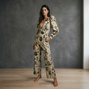 Fabricante y Exportador de Monos Estampados con Animales Exóticos y Monos Florales de Lujo al por Mayor - Product Image 1