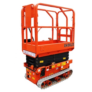 Plateforme élévatrice à ciseaux électrique mobile sur chenilles de qualité supérieure, hauteur de travail 6m, 8m, 12m, 14m - Product Image 3
