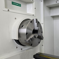 Tour CNC CK6150 directement de l'usine, longueur de travail 1000 mm, 2 axes, pour tournage de métaux, avec système GSK