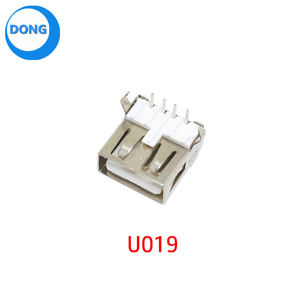 USB-107 A-type vrouwelijke connector AF90 graden gebogen pin vrouwelijke kop 4P gekrulde rand/platte rand plug-in board USB-<span class=keywords><strong>interface</strong></span> vrouwelijke connector - Product Image 5