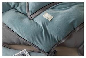 Ensemble <span class=keywords><strong>de</strong></span> Literie <span class=keywords><strong>de</strong></span> Luxe Style Hiver, Drap Housse Deux Pièces, Couverture <span class=keywords><strong>de</strong></span> Couette <span class=keywords><strong>en</strong></span> Velours Couleur Unie, Drap <span class=keywords><strong>de</strong></span> <span class=keywords><strong>Lit</strong></span> King Size et <span class=keywords><strong>Parure</strong></span> <span class=keywords><strong>de</strong></span> <span class=keywords><strong>Lit</strong></span> Jumelle d'Hiver - Product Image 6