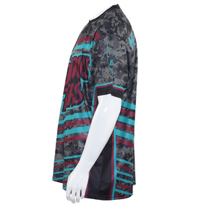 Chất lượng hàng đầu tùy chỉnh thăng hoa softball Jersey, nhanh chóng quay vòng OEM Dịch vụ thiết kế Crew Neck Baseball Shirt - Product Image 2