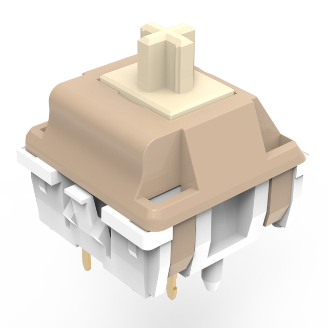 AFLION Brown Bear White Stem Custom logo Game Customization 3pin 5pin Linear Tactile Mechanical Keyboard Switches