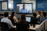 Pantalla Interactiva Inteligente 4K HD de 55/65/75 Pulgadas, Pizarra Digital Multitáctil para Salas de Reuniones y Educación