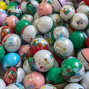 Mini 5 cm di plastica Pikachu <span class=keywords><strong>Ball</strong></span> classica collezione di giocattoli di ispirazione Anime con figure di cartoni animati di Psyduck Eevee ispirate a Pokemoned - Product Image 6