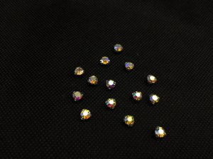 3D griffe diamant cristal verre bricolage robe de mariée accessoires colle-sur strass lâches pour vêtements et accessoires pour cheveux - Product Image 2