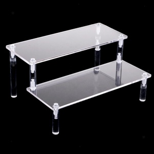 Scaffali portaoggetti in acrilico a 2 livelli a 3 livelli organizzatore da banco espositore <span class=keywords><strong>per</strong></span> giocattoli <span class=keywords><strong>per</strong></span> gioielli Riser - Product Image 4