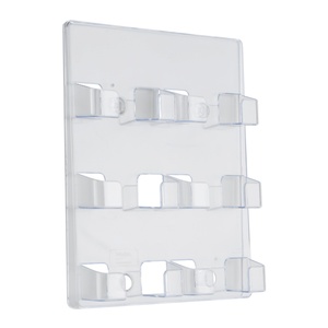 Wall Mounted Custom Clear Acrylic Business Card Display <b>Stand</b> Holder with Customized Color & Logo Customized Size for Office - Product Image 5