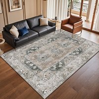 Großhandel Maschinengefertigte Moderne Blumen-Polyester-Teppiche mit Niedrigem Flor, Wendbare Bodenbeläge für Wohnzimmer - Umweltfreundlich und Rutschfest