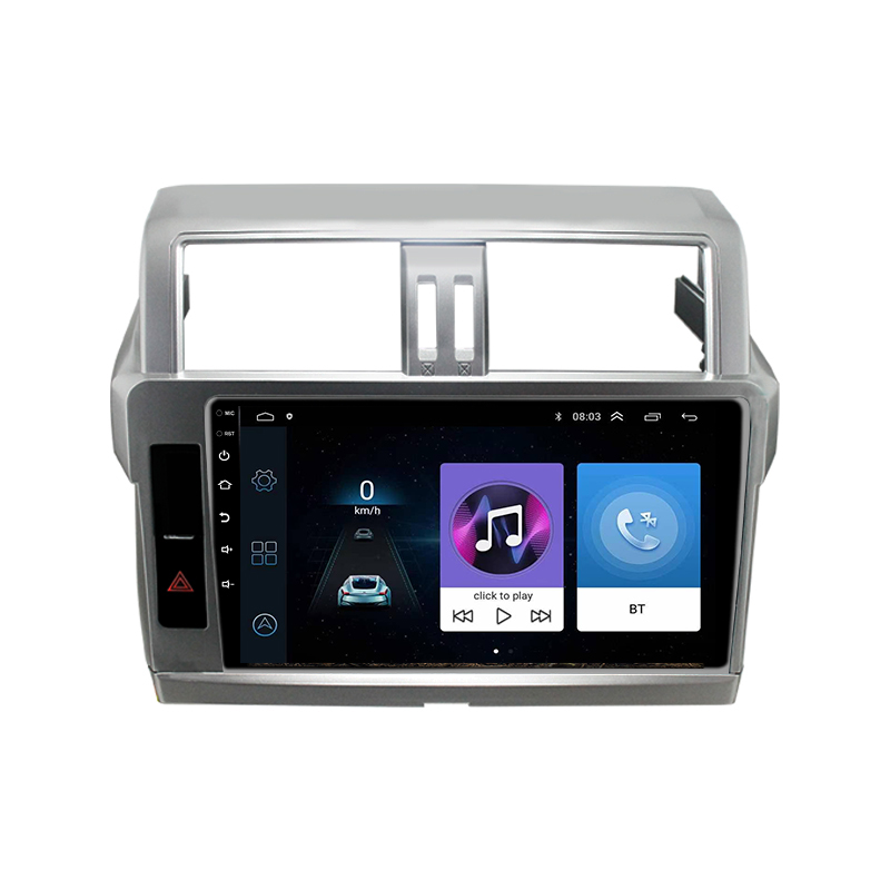 Автомобильный DVD-плеер 2 Din для Toyota Land Cruiser Prado 150 2013-2017, Android, автомобильный радиоприемник, навигатор GPS, 2 Din