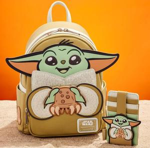 Mochila pequeña Loungefly personalizada de fabricación BSCI, estilo <span class=keywords><strong>Disney</strong></span>, diseño Yuda Baby Cosplay, para mujer. - Product Image 6