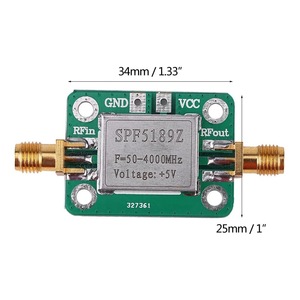 SPF5189 RF LNA Low Noise Amplifier Modul 50-4000MHz NF 0,6dB Breitband-Signalverstärkerplatine - Product Image 4