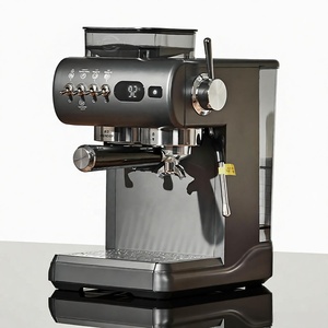 Machine <span class=keywords><strong>à</strong></span> café semi-automatique <span class=keywords><strong>professionnelle</strong></span> <span class=keywords><strong>à</strong></span> système vapeur amélioré, double mode d'extraction, pour hôtels et usage commercial, écoénergétique - Product Image 1