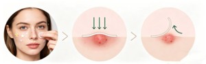 Éclaircissant blanchissant pour les patchs d'acné points d'huile essentielle d'arbre à thé pour les taches Patch d'acné hydrocolloïde coloré en forme d'étoile - Product Image 6