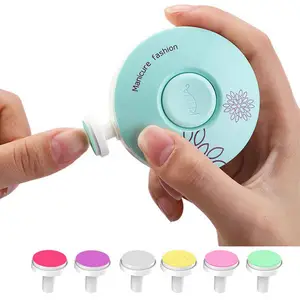 Baby Electric Nail Trimmer Newborn Nail Polisher Tool Baby Adult Care Kit Manicure Set Easy Trim Nail Filer Clippers