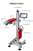 Machine de marquage laser CO2 en ligne à alimentation directe usine, haute précision, facile à utiliser, pour le marquage de cartons et d'aliments (DXF/BMP/DWG)