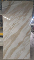 Feuille de PVC multi-usages effet marbre UV pour panneau mural, décoration de meubles