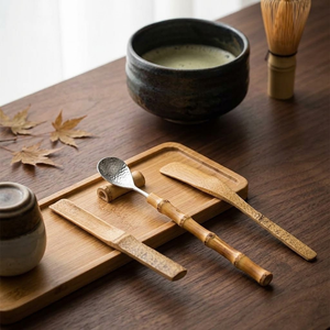 Cuillères à matcha personnalisables en forme de canne, cuillères à matcha à long manche, cuillères à matcha de qualité alimentaire pour matcha et café, coffret cadeau - Product Image 2