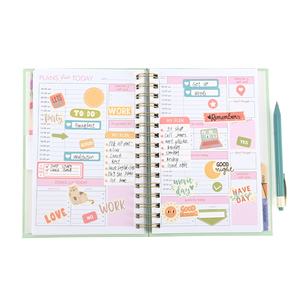 Ensemble d'autocollants personnalisés pour journal et agenda, 6 feuilles, autocollants décoratifs fonctionnels pour scrapbooking, pour étudiants et bureau - Product Image 3