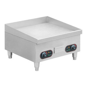 شواية كهربائية صغيرة من الفولاذ المقاوم للصدأ بتشطيب مصقول للطهي على سطح الطاولة - Product Image 4