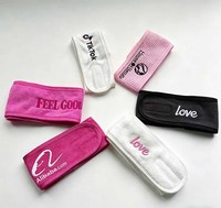 BELLE WORLD Bandeau personnalisable OEM pour femmes, coloré, doux, pour spa, soins du visage, salon de beauté, lavage du visage, accessoires capillaires