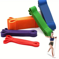 Juego de bandas de resistencia, bandas de cadera de látex, soporte para ejercicio físico, entrenamiento, gimnasio, logotipo personalizado