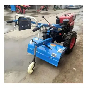 Harga pabrik df series12-22 hp traktor berjalan/penyuling daya dengan bajak ganda