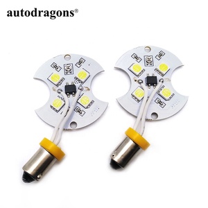 Anti parpadeo AC 6.3V 194 T10 # 555 Ba9s # 44 Discos LED Ajustables de Doble Cara, Blanco Frío y Ámbar, 13 LED, para Pinball JET/POP BUMPER - Product Image 2