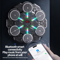 Machine de boxe musicale intelligente murale pour intérieur et extérieur, cible de frappe électronique pour adultes et enfants