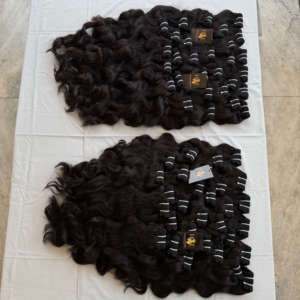 Extensions de cheveux humains bruts brésiliens, indiens et vietnamiens, alignés sur les cuticules, non traités, fournisseur - Product Image 2