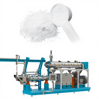 Ligne d'extrusion de poudre nutritive de farine de riz commerciale en acier inoxydable à haute efficacité