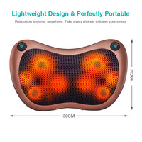 Oreiller de Massage électronique pour le cou, Machine de Massage, 3d, Shiatsu, masseur pour la maison, les épaules et le dos, à la maison,