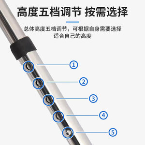 รถช่วยเดินแบบมีที่นั่งยี่ห้อ Shunhong Walker Rollator ทำจากสแตนเลส พับเก็บได้ สำหรับผู้สูงอายุและผู้พิการ - Product Image 3