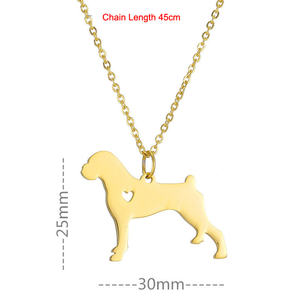 स्टेनलेस स्टील हार बिल्ली कुत्ते पशु शैली लटकन श्रृंखला फैशन हार महिलाओं के गहने खनक Acier Inoxydable टूम के लिए - Product Image 4