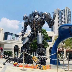 Sculpture de robot en fer grand modèle King Kong Autobot <span class=keywords><strong>Optimus</strong></span> <span class=keywords><strong>Prime</strong></span>, modèle d'activités, ornements, accessoires, 2m, peinture automobile, sans placage - Product Image 2