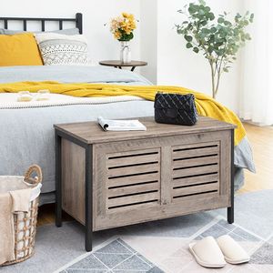 <span class=keywords><strong>Coffre</strong></span> de rangement gris en gros, camion de rangement pour jouets en bois gris pour organiser les jouets, boîte de rangement pour jouets en bois, banc de rangement gris - Product Image 3