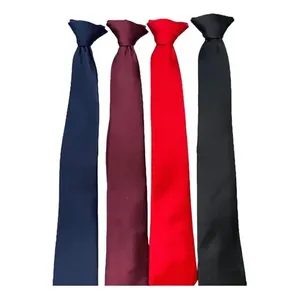 Corbatas de Moño Ajustables de 6 cm, Lisas, de Poliéster, con Gancho, para Uso Formal, Duraderas, para Adultos - Product Image 3