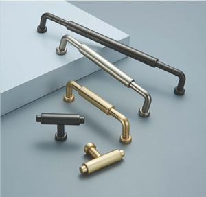 Maniglia e Pomello CX246 Neri per Mobili, Maniglia per Cassetti da Cucina in Lega di Zinco - Product Image 1