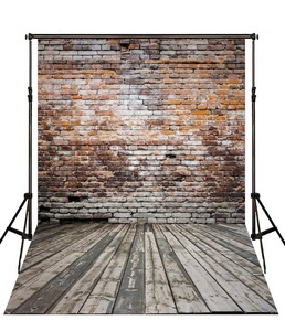 3D-Design, ausgefranster und im Retro-Stil gehaltener Ziegelwand-Themen-Hintergrund, wunderbarer Hängebehang für Fotografie-Hintergrunddekoration - Product Image 4