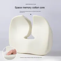 Coussin ergonomique de chaise de bureau avec logo personnalisé coussin de siège en mousse à mémoire de forme pour soulager la douleur sciatique coussins de siège