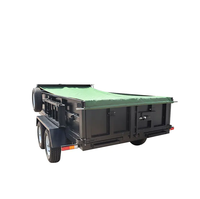 Remorque à benne basculante ZEBANG, capacité de 2 à 10 tonnes, taille personnalisée, remorque pour voiture