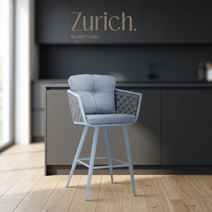 Modern <b>Leather</b> Upholstered Armless <b>Bar</b> Chair Counter <b>Stool</b> with Metal Legs for Restaurant Kitchen Island - Product Image 3